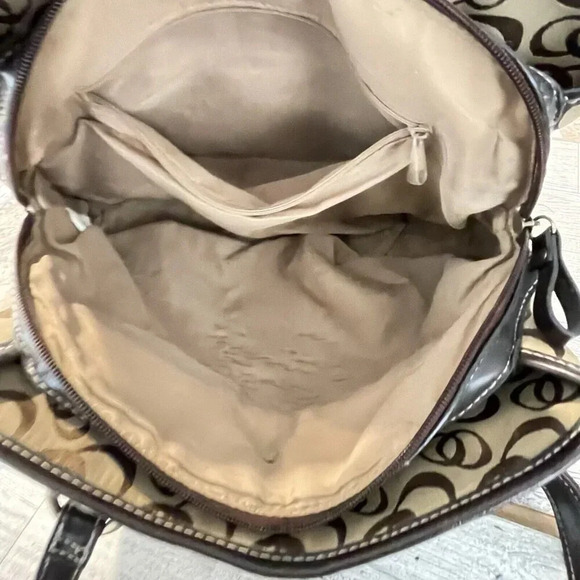 Brown Purse Leather Strap Handbag Medium Sized - Picture 10 of 10